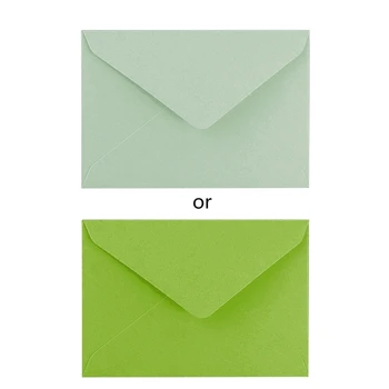10 Штук Цветных почтовых конвертов, пустых благодарственных открыток, конверт своими руками для офиса