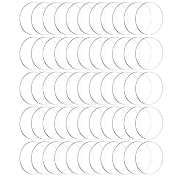 60 штук прозрачных акриловых круглых дисков, толстые круглые акриловые заготовки для украшения круглых дисков (3 дюйма)