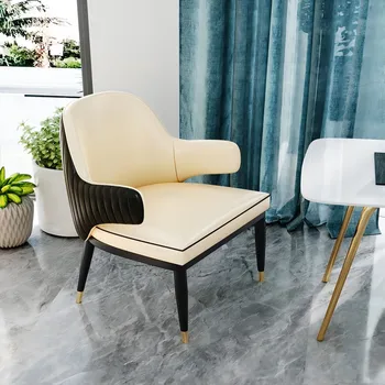 Nordic light luxury ins креативный современный минималистичный домашний ресторан с индивидуальной спинкой для отдыха