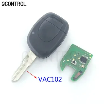 QCONTROL Автомобильный Дистанционный ключ Подходит для Renault Master Clio Twingo Kangoo PCF7946 с чипом 433 МГц VAC102 Blade.