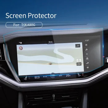 Автомобильные наклейки, Защитная пленка для экрана VW Touareg 2023, Защитная пленка из закаленного стекла для дисплея