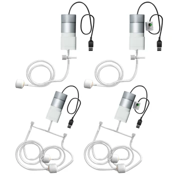 Аквариумные воздушные насосы Mini USB Портативные воздушные насосы для рыб Высокоэнергетические воздушные насосы с воздушным камнем