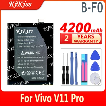 Аккумулятор KiKiss B-F0 емкостью 4200 мАч Для VIVO V11/V11 Pro/X21s 1804, 1806, 1814 PD1813F_EX BF0 Аккумуляторы мобильных телефонов Высокой емкости