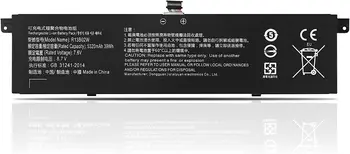Аккумулятор для ноутбука 7,6 V 39Wh R13B02W R13B01W Совместим с Аккумулятором для ноутбука Xiaomi Mi Air 13,3-дюймовой серии R13B02W
