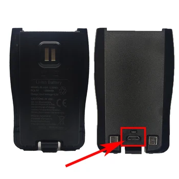 Батарея для Портативной Рации Baofeng BF-A5H С Поддержкой USB-кабеля Для Зарядки A5 Аксессуары Литиевая Аккумуляторная Батарея 1500 мАч Новая