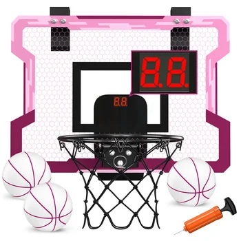 Детские спортивные игрушки Настенный Складной баскетбольный обруч для игр с мячом на открытом воздухе в помещении Баскетбольный обруч Игрушка для взрослых-подарок для детей Мальчикам и девочкам