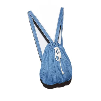Джинсовая походная сумка джинсовые рюкзаки в винтажном стиле, школьные сумки большого размера, джинсовые дорожные сумки, сумки в кроевском стиле, прямая поставка
