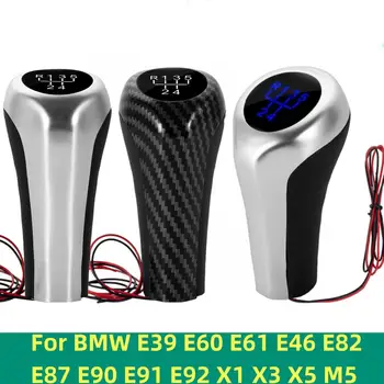 Для BMW E39 E60 E61 E46 E82 E87 E90 E91 E92 X1 X3 X5 M5 Ручка Переключения Передач Со Светодиодной Подсветкой Рычаг Переключения Передач Гандбольная Головка