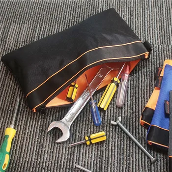 Домашняя Холщовая Многофункциональная сумка для хранения инструментов для ремонта, Наружная Портативная сумка для хранения инструментов на молнии