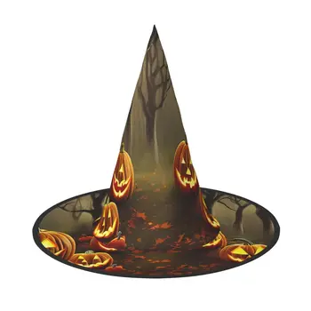 Интересное украшение в виде тыквы, Шляпа ведьмы, Шляпа ведьмы на Хэллоуин Для детей, Декор для вечеринок, Украшение для подвешивания на дереве.