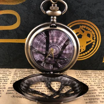 Карманные часы с подвеской в виде полого глаза, кварцевые карманные часы, Ретро Странное Антикварное ожерелье, Сувенир, цепочка для свитера, подарок