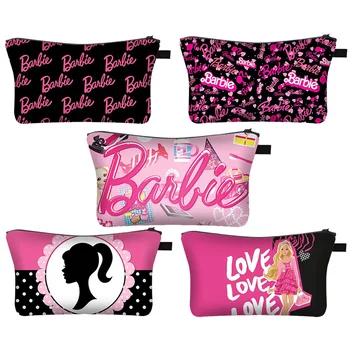 Косметичка для Барби Kawaii Disney, кошелек для монет, Косметический женский кошелек, сумка через плечо, сумка для хранения, модный пенал, подарок для девочки