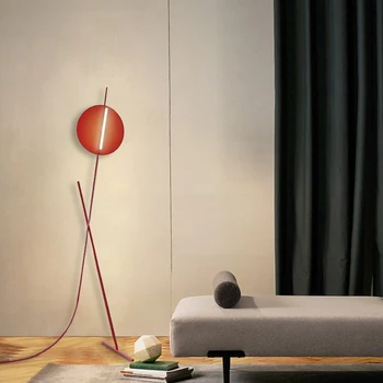 Красный напольный декоративный светильник Nordic Home Decor Торшеры для освещения гостиной