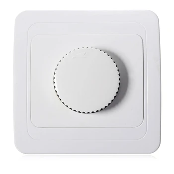 Круглые кнопочные выключатели освещения с регулировкой яркости, устанавливаемые на стену, Поворотный диммер челнока
