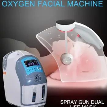 Маска для лица, пилинг, уход за кожей, Гипербарическая кислородная маска, косметологический аппарат, водородно-кислородная маска, аппарат для создания пузырьков H2O2