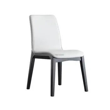 Минимальный Обеденный стул, стул из массива дерева, мебель для ресторана, бытовая Техника, Северная Европа, Подходит для взрослых