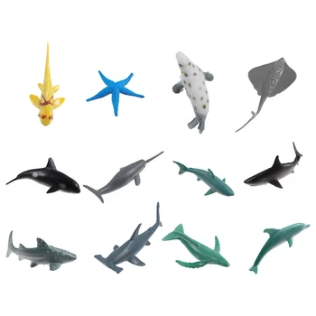 Морская детская игрушка Морские животные Практичная игрушка Детская имитационная модель Украшение Орнамент Креативный