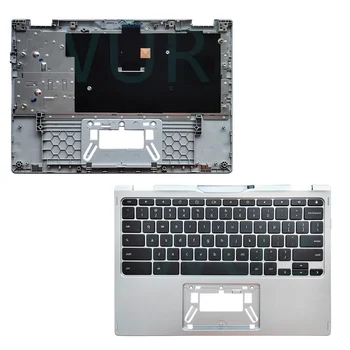 Новый верхний чехол с подставкой для рук для ноутбука Acer ChromeBook R752 R752T R752TN CP311-1H 2H Серебристый