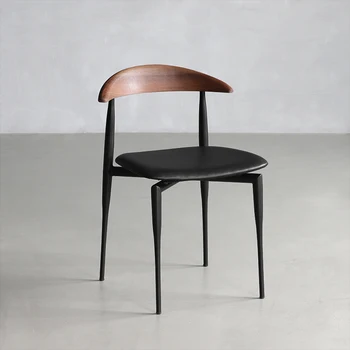 Обеденные стулья минималистского дизайна с деревянной спинкой, столовые стулья Nordic Creative, Бытовая мебель для дома Sillas De Comedor WZ50DC