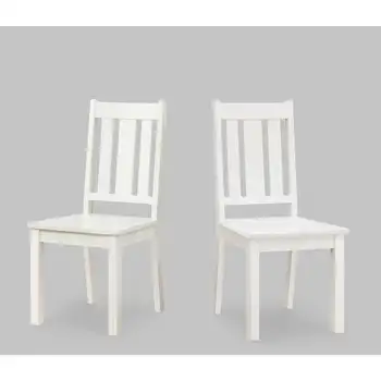 Обеденный стул Bankston для дома и сада Better Homes and Gardens, комплект из 2 предметов, белый