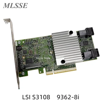 Оригинал Для Fujitsu LSI S3108 9362-8i Карта RAID-контроллера 1 ГБ 8-Портовый 12 Гб/сек. SAS Sata PCI E RAID Expander Быстрая Доставка
