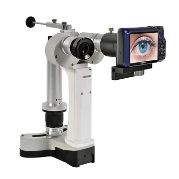Офтальмологическое оборудование для тестирования глаз Портативный цифровой щелевой светильник с окуляром 10X 16X