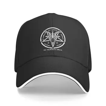 Персонализированная Бейсбольная Кепка 666 Бафомет Женщины Мужчины Регулируемый Знак Сатаны Рыцари Тамплиеры Папа Шляпа Открытый