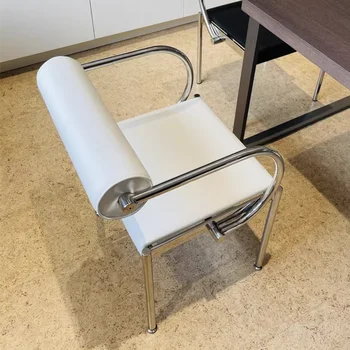 Рабочие стулья уникального дизайна, подлокотник для отдыха, офисное кресло для отдыха, Металлическая опора для спинки, шезлонг, Современная мебель середины века