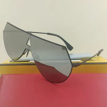 Распродажа 2021 года, очки в большой оправе, Черные, Серебряные Женские солнцезащитные очки Для мужчин, мужские Брендовые дизайнерские вечерние для девочек, Черный сплав для солнцезащитных очков