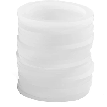 Силиконовые уплотнительные кольца для герметичных крышек банок Mason (72 упаковки, обычная горловина)