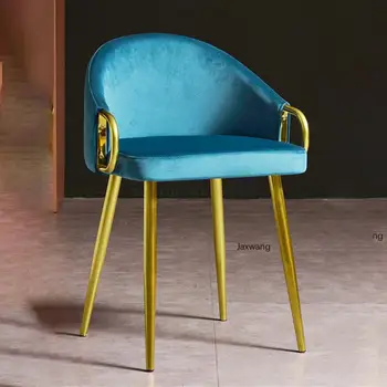Скандинавские обеденные стулья gamer Home Современное минималистичное Роскошное творческое кресло Стол Обеденный стул для отдыха sandalye Кухонная мебель