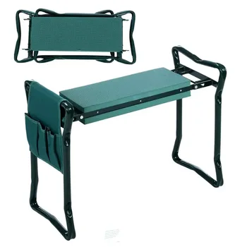 Складная садовая скамейка для коленопреклонения, мягкое сиденье из Eva с чехлом для табурета