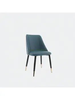 Стол для переговоров в скандинавском стиле и стул, постмодернистский минималистский стул, Металлический стул для учебы, Легкая Мягкая упаковка в роскошном стиле