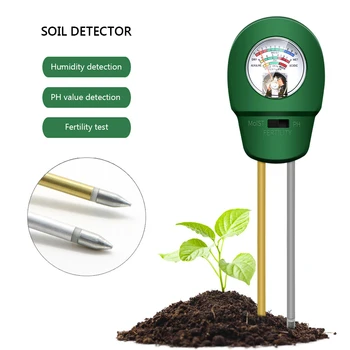 Тестер PH почвы для растений 3 в 1, световой гигрометр, анализатор влажности, измеритель кислотности