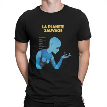 Фантастическая Планета Научно-Фантастическая Анимационная Мужская футболка Fantastic Planet La Planete Sauvage Отличительная Футболка Оригинал
