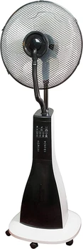 Черно-белый Интеллектуальный Осциллирующий вентилятор Cool Mist Шириной 16 дюймов