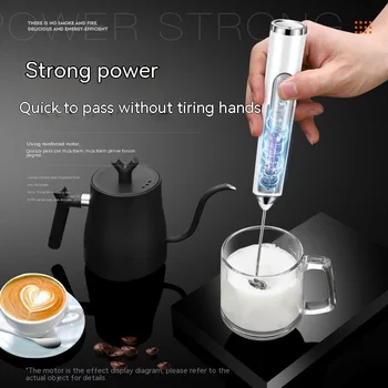 Электрическая Ручная Взбивалка Для Яиц Бытовая USB Маленькая Взбивалка Сливок Для Выпечки Крема Для Взбивания Яичного Белка И Кофе