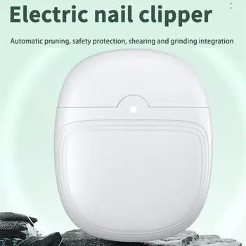 Электрические автоматические кусачки для ногтей С легким триммером, Маникюрные ножницы для ухода за ребенком и взрослыми, Инструменты для тела, зарядка через USB