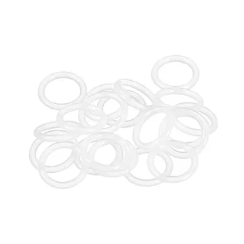 5ШТ Белое Прозрачное Силиконовое Уплотнительное кольцо Q Толщиной 1,5 мм OD32/33/34/35/38/40/44/45/ 50 мм Резиновое уплотнительное кольцо для автомобиля
