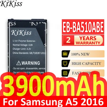 KiKiss Для SAMSUNG Сменный аккумулятор EB-BA510ABE для Samsung Galaxy A5 2016 A510 A510F A5100 A510M A510FD A510K A510S 3900 мАч