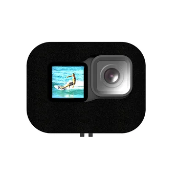 Windslayer для GoPro Hero 9 Черное поролоновое покрытие лобового стекла, губка для шумоподавления, ветрозащитный чехол для аксессуаров GoPro9