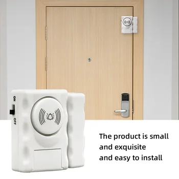 Беспроводная маленькая независимая дверь KERUI, магнитный автономный датчик двери / окна, сигнализация безопасности