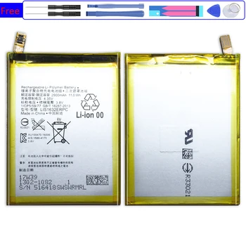 Высокое Качество Для Sony LIS1632ERPC Аккумулятор Для Sony Xperia XZ XZs F8331 F8332 2900 мАч