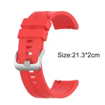 ГОРЯЧИЕ продажи!!! 20 мм регулируемый водонепроницаемый силиконовый браслет, ремешок для часов, подходит для Xiaomi-Mibro Air
