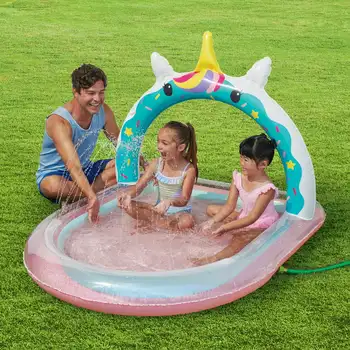 детский надувной бассейн с аркой x 50 дюймов