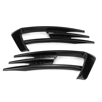 Для Golf 7 MK7 2013-2017 глянцевый черный автомобильный бампер противотуманная фара решетка радиатора накладка