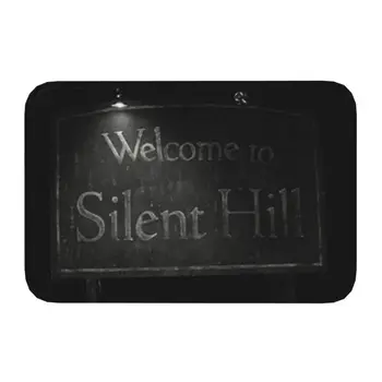 Добро пожаловать в Silent Hill, Противоскользящий коврик для кухни, ванной, спальни, гостиной, прихожей, ковер 40 * 60 см