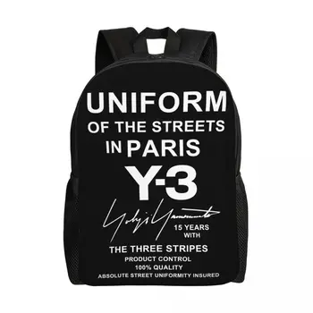 Йоджи Ямамотос С улиц Парижа, рюкзак для путешествий, мужской Женский школьный компьютер, сумка для книг, сумки для студентов колледжа, повседневные рюкзаки