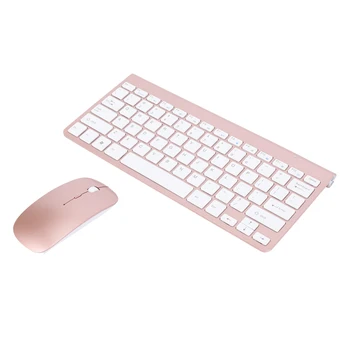 Комбинированная Ультратонкая Беспроводная клавиатура и мышь 2,4 ГГц с USB-приемником Mouse Keyboard Set для ПК WindowsXP/7/8/10
