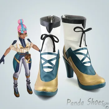 Обувь для косплея Qiyana LOL из аниме-игры League of Legends Cos Boots, обувь для косплея Qiyana, реквизит для костюмированной вечеринки на Хэллоуин